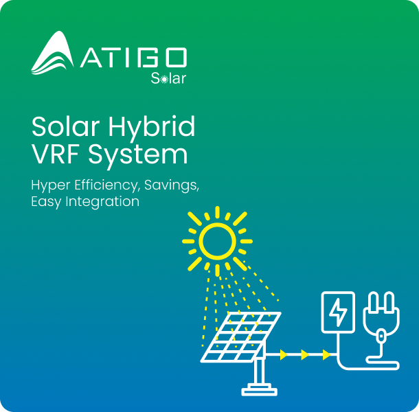 Atigo Solar Hybrid VRF System Hyper Efficiency, Savings, Easy Integration